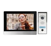 MIRATIC Visiophone Filaire pour une Famille Sonnette avec Camera Full HD Interphone Video Filaire avec Ecran Tactile 7" Portier Video pour Montage en Saillie