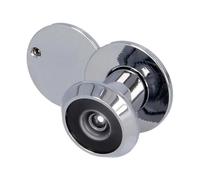 Mirilla Latón 2 pièces en laiton à 220 degrés for porte 14 mm avec couvercle de confidentialité robuste for épaisseur 15-25, 25-42, 35-60 Pour Bureau à Domicile(Sliver,15-25mm)