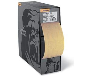 MIRKA 1975521 Goldflex Feuille Abrasive Souple - Poignée 115 x 125mm - Grain P180 - Grain: Oxyde d'aluminium - Or - Le Paquet Contient 200 Pièces