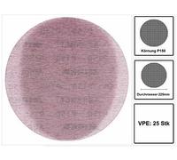 Mirka 5422302515 Abranet Grip P150 225 mm de diamètre Pack de 25 pièces