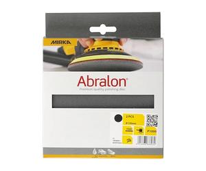 Mirka Abralon Disque abrasif auto-agrippant Ø 150 mm 1000 grain | Disque abrasif auto-agrippant 1000 grain idéal pour ponçage et polissage peinture bois plastique haute performance Mirka