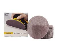 Mirka Abranet Ace HD Disques abrasifs filet Ø 125mm autoagrippant/grain P60 / 25 pcs / AH23202560 / Pour ponceuses excentriques 125mm / pour poncer les surfaces dures, bois, mastic, peinture, métal