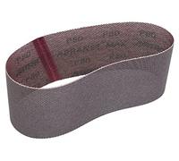 Mirka Abranet bande abrasive auto-agrippante 100x610 mm P80 2 pièces | Compatible ponceuses à main et à bande manuelles maille micro-perforée pour ponçage efficace poussière réduite longue durée