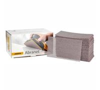 Mirka Abranet Bande abrasive auto-agrippante 81x133 mm grain P600 | Micro-perforée pour réduction de poussière compatible ponceuses bois mastic peinture plastique efficacité durable