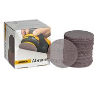 Disques MIRKA Abranet Ø 77 mm GRIP P800 à mailles, lot de 50 pièces