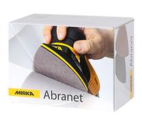 Mirka Abranet Disques abrasifs filet-delta pour ponceuse triangulaire 100x152x152 mm autoagrippant/grain P100 / 50 pcs/pour poncer le bois, le mastic, la peinture, le plastique / 5421905010