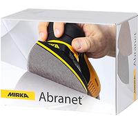 Mirka Abranet disque abrasif triangle 100x152 mm auto-agrippant P120 | Disques abrasifs micro-perforés pour ponçage précis bois mastic peinture plastique compatible ponceuse triangulaire