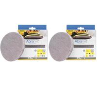 Mirka Abranet Disques abrasifs en filet Ø 150mm Velcro/Grain P80 / 10 pcs/Convient à toutes les ponceuses excentriques 150mm / pour poncer le bois, le mastic, la peinture (Lot de 2)