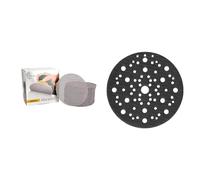 MIRKA Abranet Disques abrasifs filet Ø 150 mm autoagrippant - Grain P180-50 pcs & Support de protection Ø 150mm 67 trous, 5 pièces, pour protéger les plateaux de ponçage