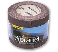 Mirka Abranet Rouleau de ponçage filet 75 mm x 10 m autoagrippant/grain P320 / 1 rouleau/pour poncer le bois, le mastic, la peinture, le plastique / 545BI001323R