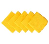 Mirka Chiffon de Nettoyage en Microfibre Polarshine Marine / 400 x 400 mm/Jaune / 5 pcs / 7991500111
