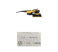 Mirka DEOS II 353 Ponceuse vibrante 81x133mm 300 W Ponceuse à faibles vibrations pour un ponçage sans poussière du bois, de la construction sèche et du métal avec abrasif auto-agrippant / MID3534044