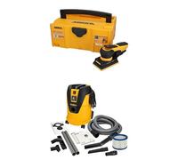 Mirka DEOS II 353 Ponceuse vibrante en coffret 81x133mm 300 W ponceuse à faibles vibrations et Aspirateur industriel eau et poussières 25 litres