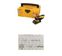 Mirka DEOS II 353 Ponceuse vibrante en coffret 81x133mm 300 W Ponceuse à faibles vibrations pour un ponçage sans poussière du bois, des cloisons sèches et du métal avec abrasif auto-agrippant