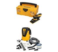 Mirka DEOS II 383 Ponceuse vibrante en coffret 70x198mm 300 W ponceuse à faibles vibrations et Aspirateur industriel eau et poussières 25 litres