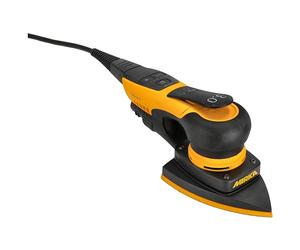 Mirka DEOS II 663 Ponceuse Delta 300 W Ponceuse triangulaire Ponceuse orbitale à faibles vibrations pour un ponçage sans poussière du bois, des cloisons sèches et du métal avec abrasif auto-agrippant