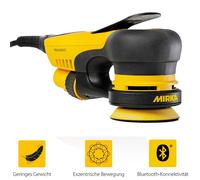 Mirka DEROS 350CV / Ponceuse excentrique avec aspiration centrale et autoagrippant/pour papier abrasif Ø 77mm / course 5,0mm / MID3502011