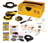 Mirka DEROS 5650CV Set Excentrique Électrique + 150 Abranet Disques Case