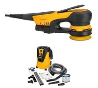 Mirka DEROS II 325 Ponceuse excentrique avec aspiration pour papier abrasif Ø 77mm / course 2,5mm Ponceuse excentrique et Aspirateur industriel eau et poussière 25 litres