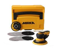 Mirka DEROS II 5650 Ponceuse excentrique avec aspiration pour papier abrasif Ø 125 & 150mm / Course de 5,0mm Machine pour poncer sans poussière le bois & les cloisons sèches