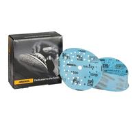 Mirka - disque abrasif auto-aggrippant Galaxy 125 mm Multifit | Papier abrasif auto-aggrippant grain 1500 idéal pour ponçage époxy bois rivertable 50 disques Multifit