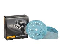 Mirka disque abrasif auto-agrippant Galaxy 125 mm grain 400 | Papier abrasif grain 400 pour ponçage bois époxy compatible Multifit auto-agrippant 50 disques haute performance