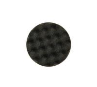 Mirka Eponge de polissage en mousse Ø85mm x 25mm / noir gaufré/pour la finition et le polissage/pour les polis Polarshine / 1-Pack