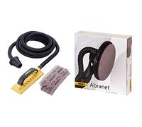 Mirka Handy Starter-Kit pour ponceuse à main I Kit de blocs de ponçage avec aspiration & Abranet Disques abrasifs filet Ø 225 mm autoagrippant - grain P180-25 pcs