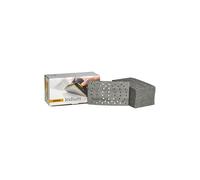 Mirka Iridium Papier abrasif Premium 81x133mm autoagrippant 54 trous, grain 40, 50/pack/Pour poncer la peinture, le mastic, l'apprêt, le bois, l'acier, les matériaux minéraux, le plastique