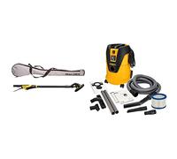 Mirka LEROS/Ponceuse Excentrique, Murale Et De Plafond Avec Flexibilité De La Tête De Ponçage Ã€ 180° (225 Mm) Et Sac De Transport + Aspirateur Industriel Aspirateur Eau Et Poussière