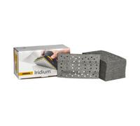 Mirka Iridium Papier abrasif Premium 81x133mm autoagrippant 54 trous, grain 40, 50/pack/Pour poncer la peinture, le mastic, l'apprêt, le bois, l'acier, les matériaux minéraux, le plastique