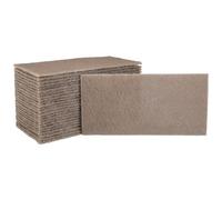 Mirka Mirlon Total 25 pcs non-tissés MicroFine grain 2500 tampons abrasifs, fibre abrasive pour poncer, dérouiller, poncer, polir le bois, le métal, le plastique, l'acier inoxydable