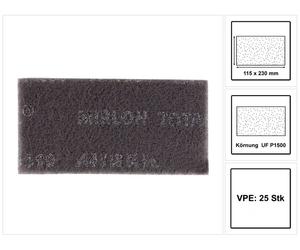 Mirka Mirlon Total Bande abrasive non tissée 115x230mm UF P1500 25 pces ( 8111202594 )