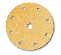 Mirka - papier abrasif - Gold auto-aggrippant Ø 150 mm 9 trous P220 | Compatible avec ponceuses 9 trous performance durable polyvalent pour plâtre mastic bois peinture finition lisse