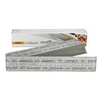Mirka Iridium Papier abrasif Premium 70x400mm et 70x198mm / autoagrippant/grain 80/50 pces/Pour poncer la peinture, le mastic, l'apprêt