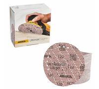 Mirka Ultimax Ligno Ø 150mm Disques abrasifs autoagrippant Multifit/grain 120/100 pièces/Multi-trous/pour poncer les surfaces en bois