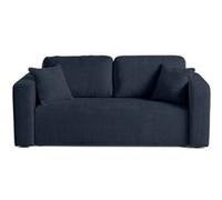 Bestmobilier Miro canapé 2 places - Bleu