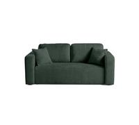 Bestmobilier Canapé droit Miro 2 places - Vert
