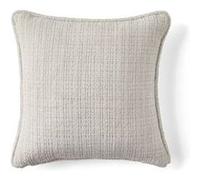 Miro - coussin - en velours texturé - 40x40 cm - Beige Beige G