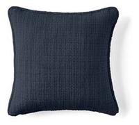 Miro - coussin - en velours texturé - 40x40 cm - Bleu Bleu G