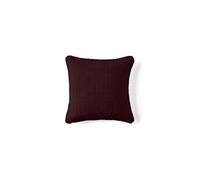Miro - coussin - en velours texturé - 40x40 cm - Prune