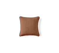 Miro - coussin - en velours texturé - 40x40 cm - Rouille