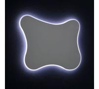 MIROIR 100X75 AVEC CADRE RETRO-ÉCLAIRÉ AVEC LED RÉVERSIBLE