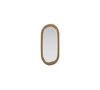 Miroir 120x60 cm MDF Jaune Miel Brillant Norea