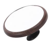 Miroir à Expresso Rotatif 360 Degrés en Bois et Verre Marron | Observation du Débit, Design Réglable, Accessoires pour Machine à Café, Finition Marron, Usage Précis