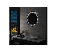 Miroir LED vidaXL 80 cm Salle de bain
