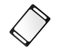 Miroir à main avec double poignée pour salon de coiffure, salon de coiffure et accessoires de barbier grand avec double poignée