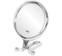 Miroir à Main - Non spécifié - Miroir Grossissant 1X/10X - Pliable - Portable - 360° Rotatif