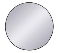 Miroir ""Alice"" métal noir D76cm - Atmosphera Créateur d'intérieur