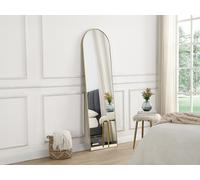 Miroir arche à poser en métal - L. 50 x H. 170 cm - Doré - MAILEN
